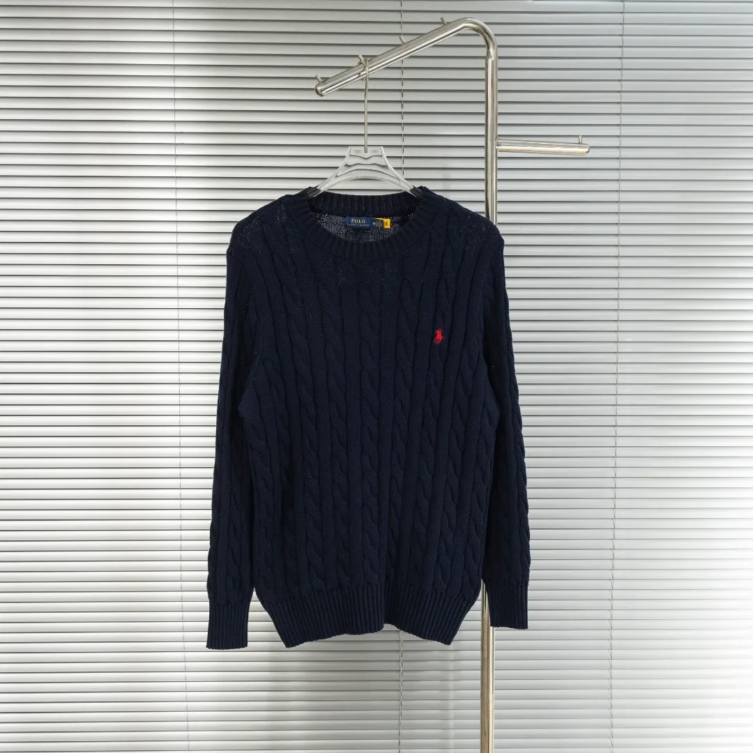 P280 top version (different currencies). You can scan the code to enter the official website. Style: Ralph Lauren POLO Ralph Lauren small label embroidered knitted old money style long-sleeved sweater. Color: Picture color. Size: S-XL. Fabric: pure cotton. Accessories: full set of customized accessories. No gender distinction. Same style for men and women.